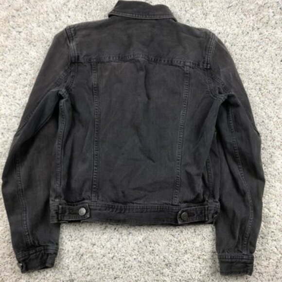 Lauren Jeans Co Ralph Lauren Denim Button Casual Jacket Women XS Brown Denim - Picture 9 of 9